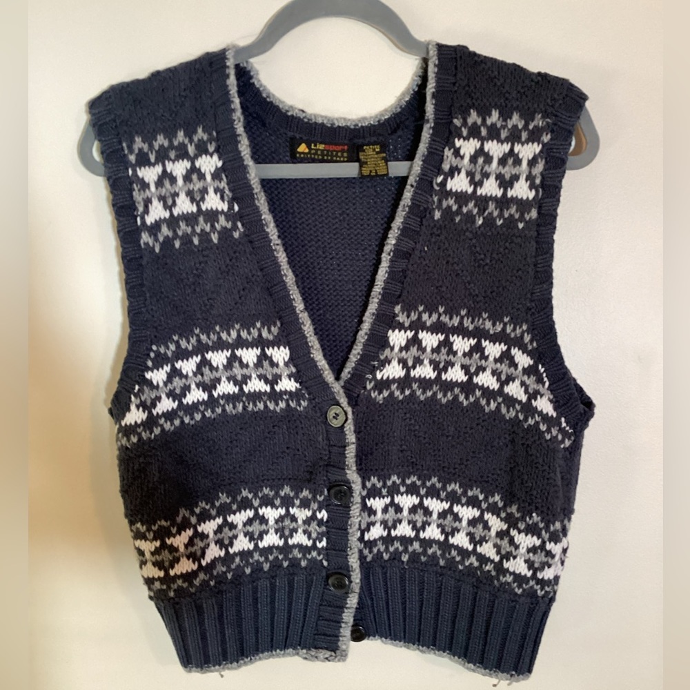 Liz Sport Petite Knitted Vest
